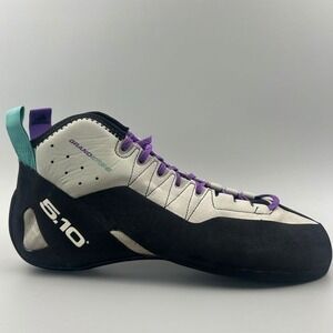 Adidas 5.10 Five Ten Grandstone Mens 13 Black Purple Climbing Shoes BC0866 NEW